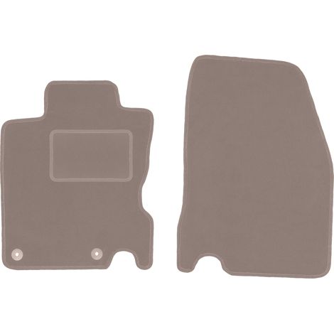 Tapis de sol avant pour : Nissan Qashqai II J11 crossover (2013-) beige