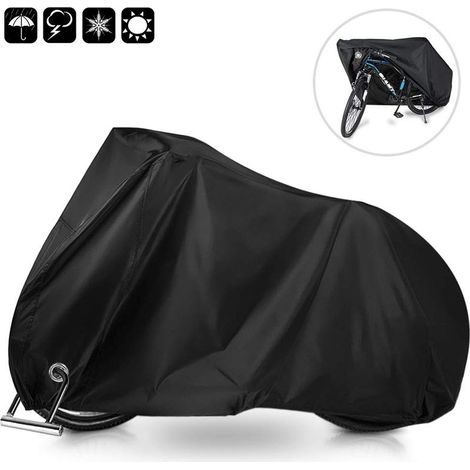 Housse de vélo imperméable 210D Protection UV et anti-poussière Dimensions 200x70x110cm Compatible VTT et vélo de route (1/5)