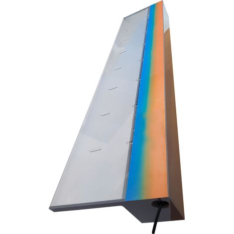 Cascada acrílica LED RGB con transformador y control remoto 1200120mm