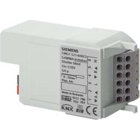 Siemens Siemens-KNX 5WG15214AB23 Actionneur de store / volet roulant 5WG1521-4AB23
