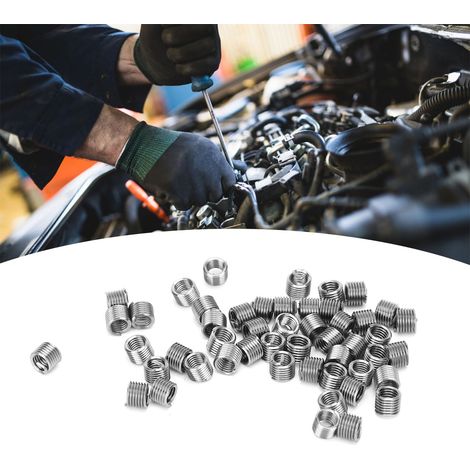 50 pièces inserts filetés M3.5 x 0.6 bouchons de protection écrous de réparation pour vis filetées 1.5D (1/5)