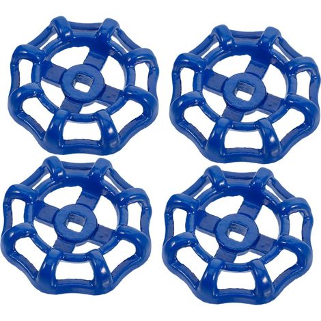 4 pièces Valve Fonte avec Poignée Carrée Roue (1/5)