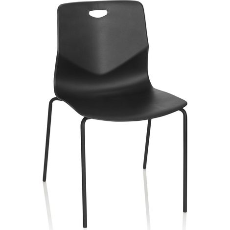 Besucherstuhl / Konferenzstuhl T36 V schwarz hjh OFFICE