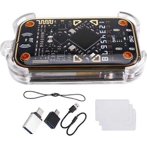 Lecteur émulateur de puce RFID Chameleon V3.0, 125 kHz, 13,56 MHz, copieur d'étiquettes de cartes à puce ID IC, duplicateur NFC (1/5)