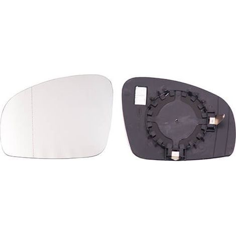 Verre de rétroviseur gauche chauffant Skoda Fabia 2 2007-2014