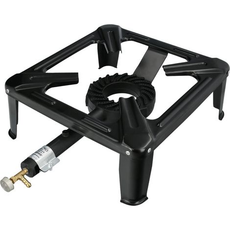 Cuisinière à gaz 4 pieds 40x40 cm. Puissance 7 000 watts. (1/5)