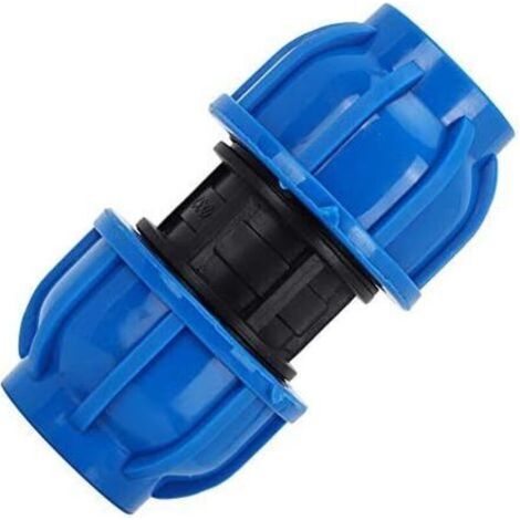 4-pack PE Straight Plastic Connector 32mm to 32mm Water Pipe Adapter Straight Fitting Water Pipe Tube Fittings (1/5)