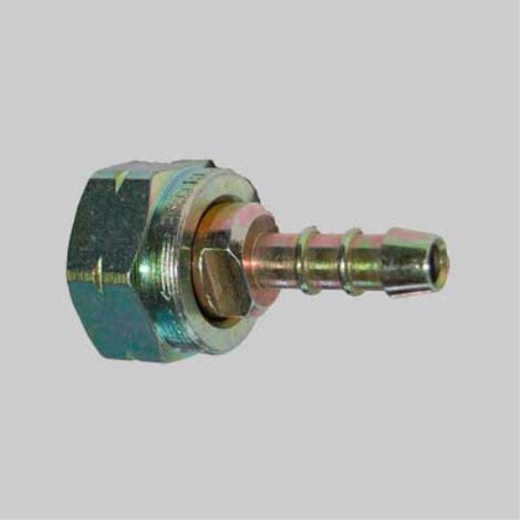 Raccordo portagomma per bombola gas 1/2" - ø 9 mm (gpl)