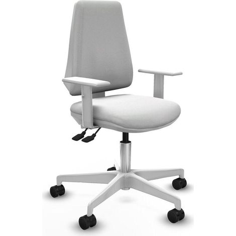 Piqueras y Crespo B5B026N Chaise de bureau blanc ergonomique