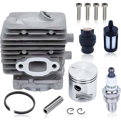 Kit Cylindre-Piston Pour Stihl BG56 BG56C SH56 SH56C BG86 BG86C BR200 SH86 SH86C SR200 Souffleur de Feuilles, Cylindre avce Filtre à Carburant, bougie d'allumage, Remplacement 4241 020 120 (1/4)
