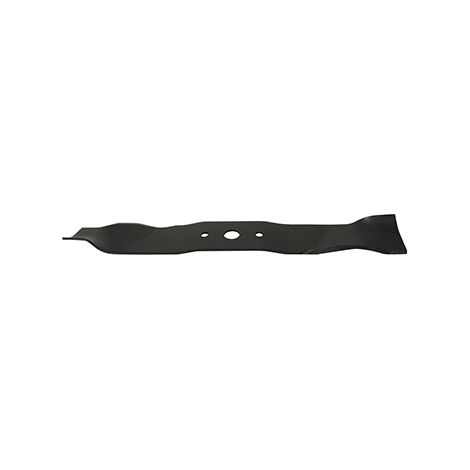 Cuchilla de acolchado adaptable para cortacéspedes Castelgarden y Honda para modelos 41pde - 41spe. - L: 410mm, diámetro central: 18,5mm, en