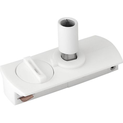 Adaptador de riel para lámparas colgantes monofásicas, blanco (1/3)