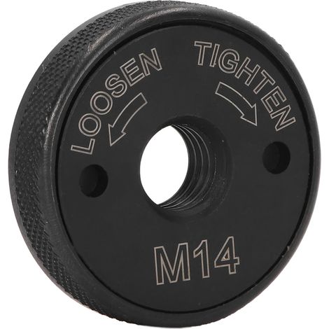 Écrou de blocage de bride pour meuleuse d'angle M14 45 mm, accessoire pour plateau de pression à dégagement rapide en acier 40Cr