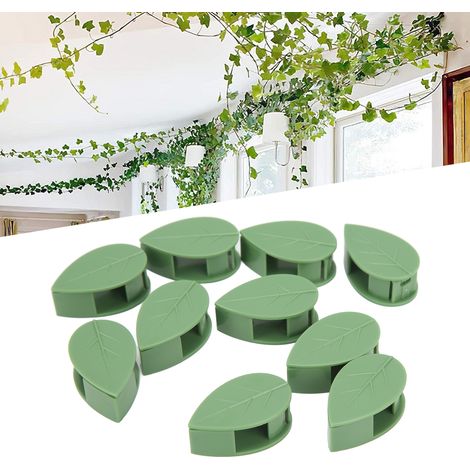 100PCS Crochets Adhésifs pour Plantes Grimpantes, Fixation Murale pour Lierres et Vignes, Attaches Autocollantes (1/5)