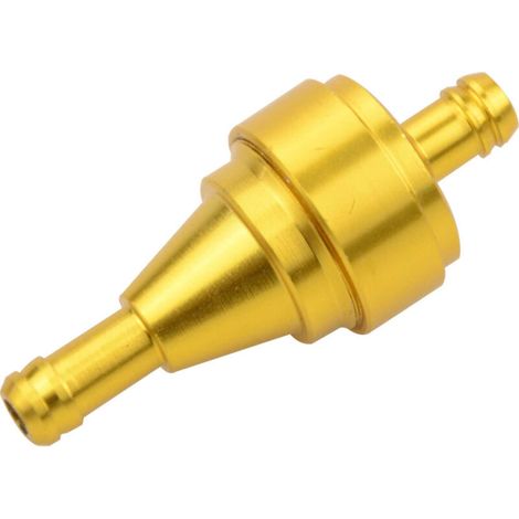GOOFIT Gold CNC Kraftstofffilter, waschbarer Metallkraftstofffilter für Offroad-Motorräder/ATVs, Premium-Ersatzteile (1/4)