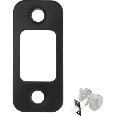 Helong 1 Pcs Latch Strike Plate Round Corner Door Backplate (1/5)