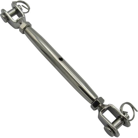Stainless Steel Rigging Screw Fork & Fork M10 (10MM Bottle Cable Turnbuckle Jaw)