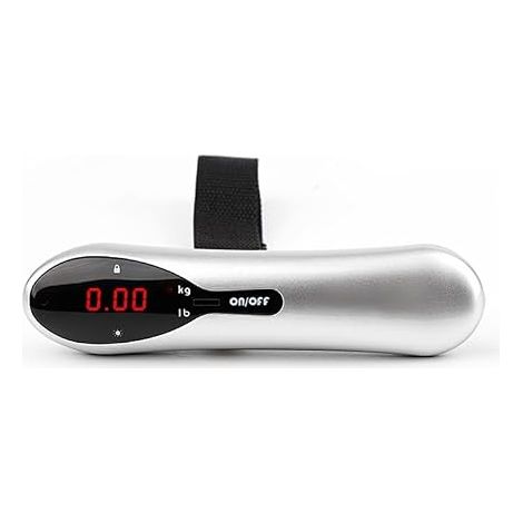 Portable Electronic Hand Luggage Scale 50kg/110lb Hanging Scale Travel Suitcase (1/5)