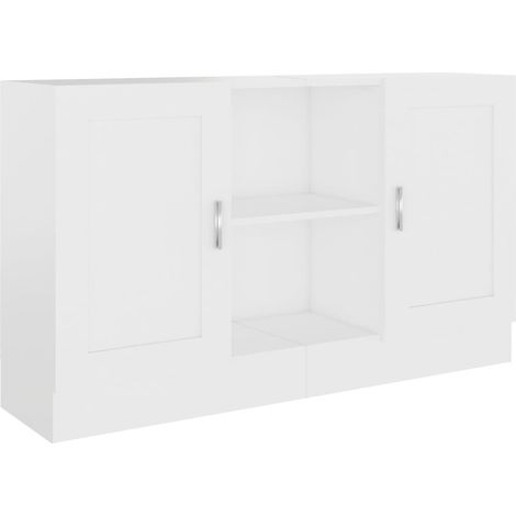 Buffet Meuble de rangement Blanc 120x30,5x70 cm Bois d'ingénierie (1/5)