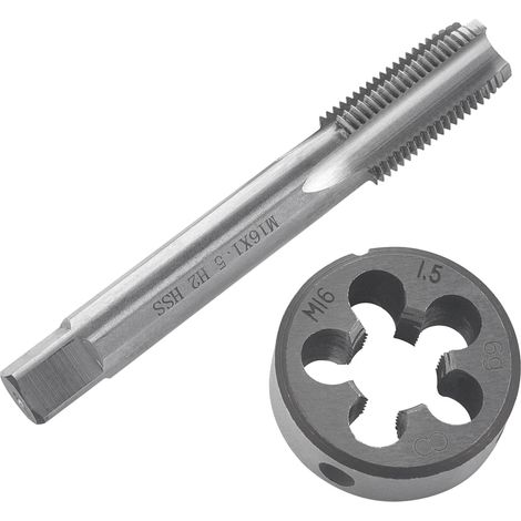 Taraud M16 x 1,5 mm HSS - Taraud et filières - Filetage à droite - Filetage fin - Taraud droit (1/5)