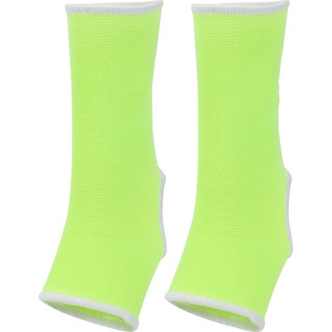 Cheville Sportive Brace Nylon Protection Respirante Manchette Verte Lot de 2 (1/5)