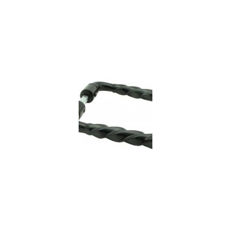 Béquille double torsadé alu époxy noir carré 7 mm – Résistante aux milieux hostiles – Réglage par vis pointeau – Fabrication européenne – Home Friendly