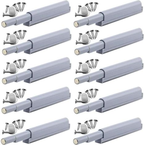 Appuyez pour ouvrir magnétique loquets Fermetures magnétiques push-open ouvre et ferme la porte avec une simple pression (10 pièces) (1/5)