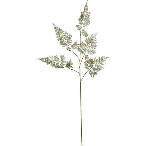 The Natural Garden Collection Large Bracken Artificial Fern Spray (Single Stem) - Plastic - L39 x W50 x H111 cm - Green