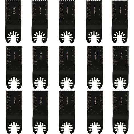 15 - Oszillierendes Sägeblatt - Zubehör für Multifunktionswerkzeuge - Schneidet Holz, Kunststoff, Gipskarton - Kohlenstoffstahl - 34 x 90 mm (1/5)