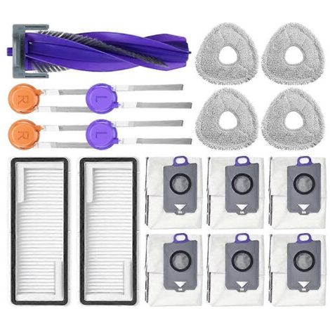 Pièces détachées pour aspirateur Narwal Freo Z10 Ultra YJCC025 : brosses principales, lingettes de nettoyage, filtres HEPA, sacs à poussière et accessoires