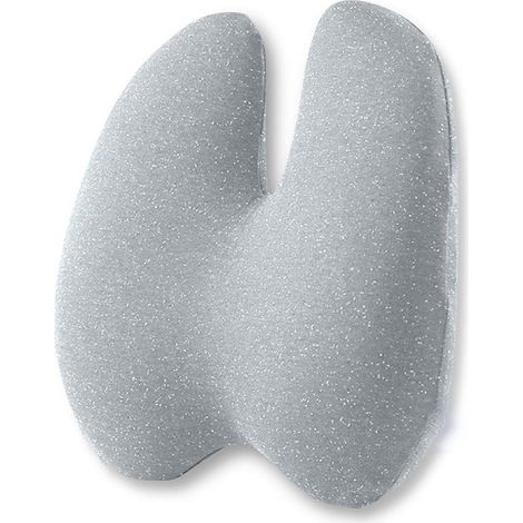 Coussin lombaire extra dense - Soutien lombaire ferme multizones ergonomique breveté pour soulager les douleurs lombaires - Coussin de soutien lombaire avec sangle pour chaise de bureau, voiture, cana (1/5)