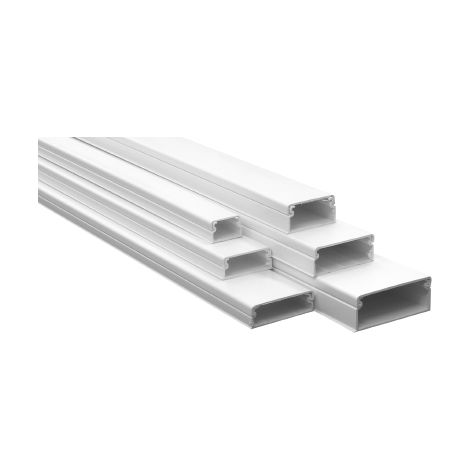 MOULURE GOULOTTE 20X12.5 ADHESIVE BLANC LONGUEUR 2ML