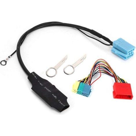 Adattatore AUX Bluetooth, connettore per autoradio Bluetooth 5.0 a 20/8 pin. Adatto per la sostituzione di A2 A3 8L 8P A4 B5 B6 B7 A6 A8 TT Chorus 2 Concert 1/2 Symphony. (1/4)