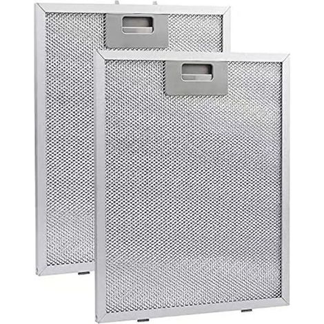 Lot de 2 filtres à graisse en acier inoxydable 300 x 240 x 9 mm – 5 couches pour filtration optimale – Compatible avec hottes standards (1/5)