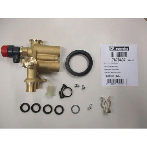 Remeha Hydroblock izquierda CalentaEasyCombi28C, 7678437