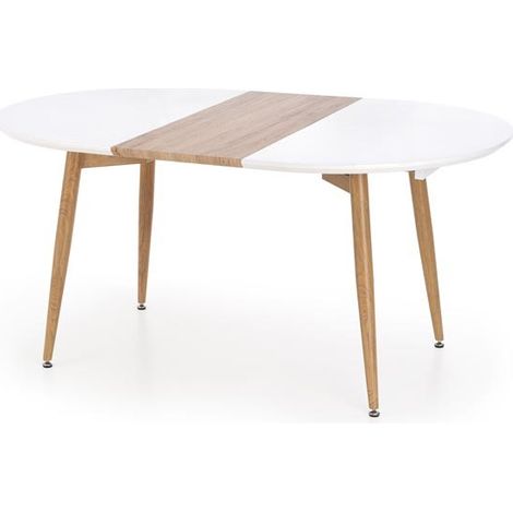 Table a manger scandinave avec rallonge 160-200cm x 90cm Harry (1/4)