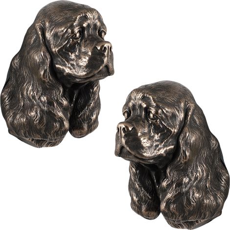 Cocker Spaniel americano - statuetta di cane, busto da appendere, decorazione unica per gli amanti dei cani di Art-Dog (1/5)