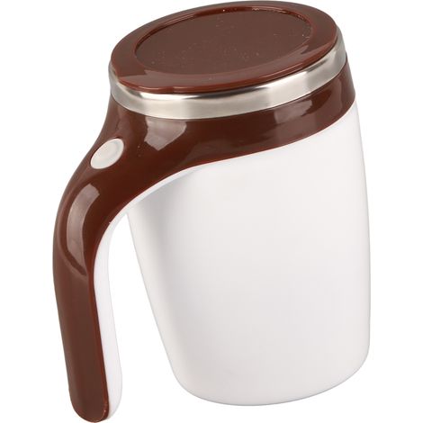 Mug mélangeur magnétique automatique en acier inoxydable, tasse à café électrique de 380 ml (1/5)