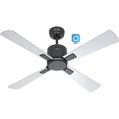 CasaFan 952141W ECO NEO III 103cm Basalt Grey/Silver and Wenge Ventilateur de plafond avec WiFi CasaFan 952141W ECO NEO III 103cm Basalt Grey/Silver and Wenge (1/5)