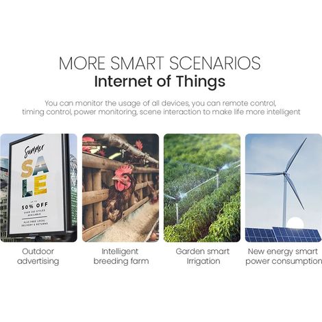 Ej.Life Tuya WiFi Smart Switch – kWh-Zähler + Timer + Vorauszahlung – Sprach-/App-Steuerung – Einfache DIN-Schieneninstallation (1/5)