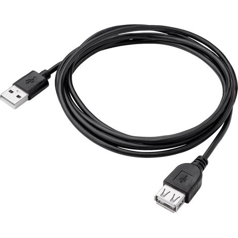 Cavo di prolunga Akyga AK-USB-07 con 2 connettori USB A 2.0 maschio/femmina, lunghezza 1,8 m. (1/4)