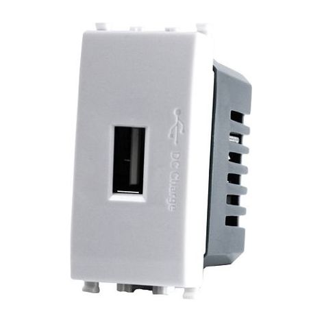 SERIE VIMAR PLANA COMPATIBILE Interruttore Deviatore Presa Schuko USB Dimmer T2 USB SINGOLO TOT629B T2