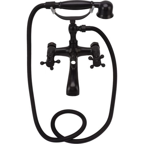 Ensemble pommeau douche style simple – mural – antidérapant – hôtel – bain (1/5)