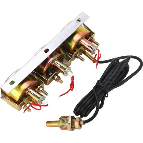 Universelles 52-mm-Dreifach-Anzeigenset (3-in-1) mit Ampere-Öldruck- und Wassertemperaturanzeige für die meisten 12-V-Fahrzeuge (1/5)