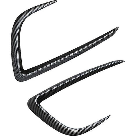 Accessoires pour phare antibrouillard avant Model Y : cache-spoiler, déflecteur d'air, entourage, en fibre de carbone. (1/5)