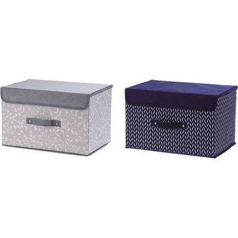 1 Pezzo Scatola Organizer Armadi in TNT Klaus 38 x 25 x 25 cm 2 Colori (1/2)