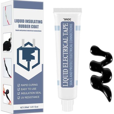 Colle Isolante Liquide 30ml Étanche Haute Température - Adhésif Électronique pour Capteurs, Chauffages et Circuits Imprimés (1/5)