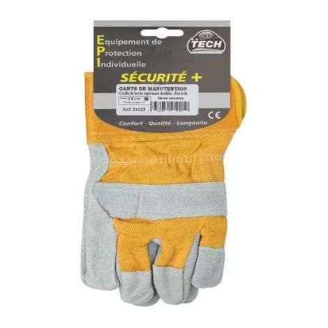Gants docker croute de bovin T10 - carte (1/2)