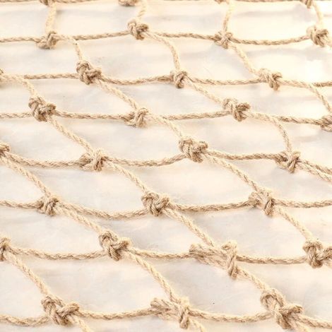 Filet de jardin en corde de jute biodégradable, filet de soutien pour plantes, filet de jardin en ficelle pour pois grimpants (2 x 5 m) (1/4)