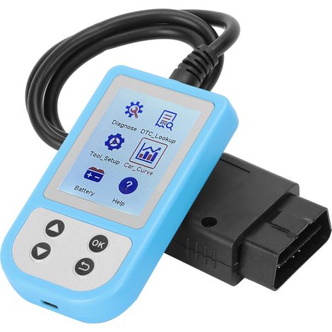 Scanner OBD2 à écran 2,4 pouces pour voitures essence 12V - un outil de diagnostic automobile multifonctionnel. (1/5)